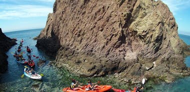 Cabo de Gata Activo. Ruta guiada en kayak y snorkel por calas del Parque Natural
