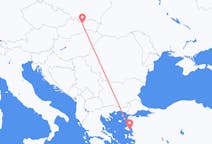 出发地 斯洛伐克出发地 波普拉德目的地 希腊米蒂利尼的航班