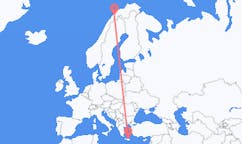 Flyrejser fra Bardufoss til Iraklio