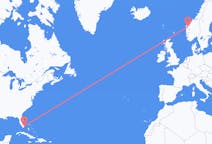 Flights from Miami, the United States to Sandane, Norway