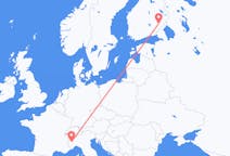 Flights from Savonlinna, Finland to Turin, Italy