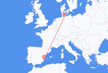 Flights from Alicante in Spain to Hamburg in Germany