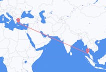 Flyreiser fra Phuket City, Thailand til Paros, Hellas