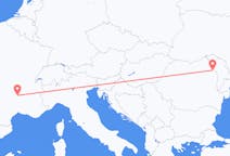 Flyg från Le Puy-en-Velay, Frankrike till Iași, Rumänien