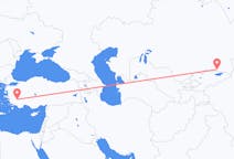 Flyreiser fra Almaty, Kasakhstan til Denizli, Tyrkia