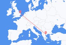 Flights from the city of Norwich to the city of Thessaloniki