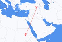 Fly fra Khartoum til Şırnak (Şırnak Provins)