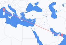 Flüge von Muscat, der Oman nach Figari, Frankreich