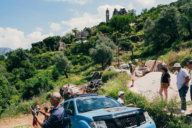Jeep-Tour – verstecktes Steindorf in Kotor und nat. Essen probieren