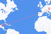 Flyreiser fra Dangriga, Belize til Graz, Østerrike