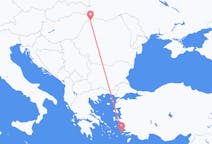 Vluchten van Kalymnos naar Satu Mare