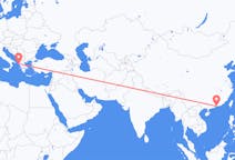 Flyreiser fra Shenzhen, til Corfu