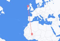Flights from Ouagadougou, Burkina Faso to Knock, County Mayo, Ireland