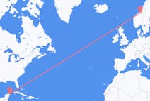 Flights from Cancún to Trondheim