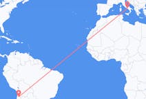 Flyg från Calama, Chile till Neapel, Italien