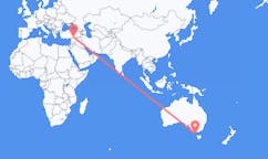 เที่ยวบิน จาก King Island, ออสเตรเลีย ไปยัง Sanliurfa, ตุรกี