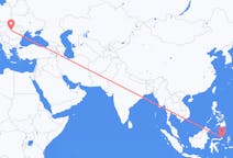 印度尼西亚出发地 万鸦老飞往印度尼西亚飞往 克卢日纳波卡的航班