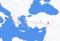Vluchten van Kahramanmaraş naar Korfoe