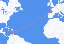 Flights from Aruba to Santander