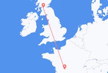 Flyg från Limoges, Frankrike till Glasgow, Skottland