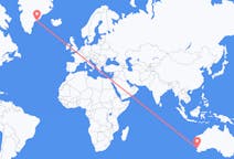 Flyrejser fra Perth, Australien til Kulusuk, Grønland