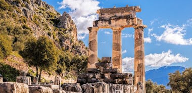 Delfos: entrada al sitio arqueológico y al museo con visita con audio