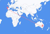 Flyreiser fra Wagga Wagga, Australia til Lisboa, Portugal