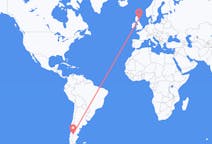 Flyg från Balmaceda, Chile till Aberdeen, Skottland