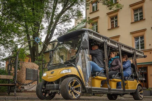 Krakow: Bytur Vanlig sightseeing elektrisk golfvogn<3