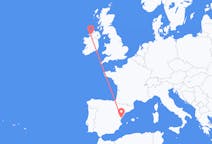 Flights from Castellón de la Plana, Spain to Donegal, Ireland