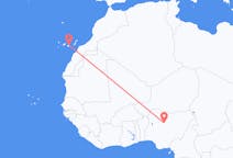 Loty z Kaduna w Nigerii do Las Palmas de Gran Canaria w Hiszpanii