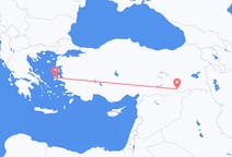 Vols depuis la ville de Mardin vers la ville de Chios