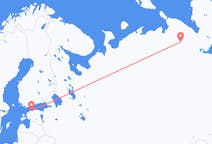 Fly fra Vorkuta til Tallinn