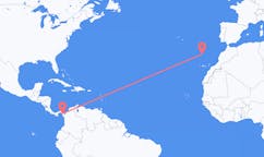 Vluchten van La Palma (ort i Mexiko, Guanajuato, Salamanca) naar Funchal