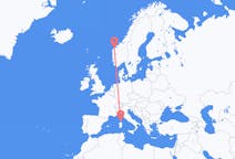 Loty z Ålesundu, Norwegia do Figari, Francja