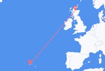 Flights from Pico Island, Portugal to Inverness, the United Kingdom
