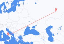 Flyrejser fra Ufa, Rusland til Napoli, Italien