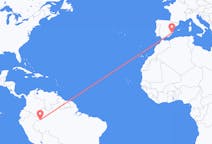 Flyreiser fra Leticia, Amazonas, Colombia til Alicante, Spania