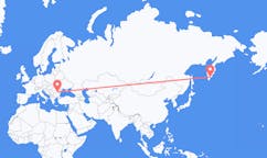 ตั๋วเครื่องบินจากเมืองPetropavlovsk-Kamchatskyไปยังเมืองบูคาเรสต์