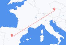 Lennot Linzistä, Itävalta Madridiin, Espanja