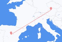 Flyg från Linz, Österrike till Madrid, Spanien