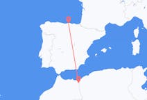 Vuelos desde Uchda, Marruecos a Santander, España