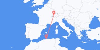Flights from Algeria to Switzerland