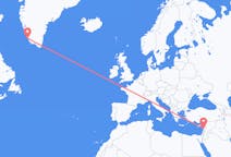 Flyrejser fra Beirut, Lebanon til Paamiut, Grønland