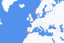 Flyreiser fra Rabat, til Bergen