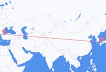 Flyreiser fra Hiroshima, Japan til Istanbul, Tyrkia