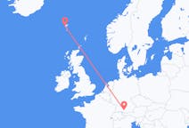 Flyreiser fra Sørvágur, Færøyene til Memmingen, Tyskland
