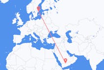 Flights from Sharurah, Saudi Arabia to Stockholm, Sweden