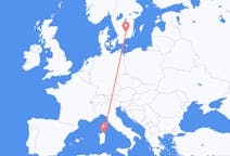 Vluchten van Växjö, Zweden naar Pontische Olbia, Italië