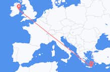 Vluchten van Sitia, Griekenland naar Dublin, Ierland